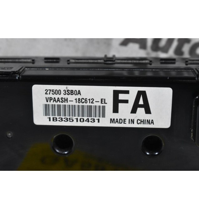 Χειριστήριο Κλιματισμού Nissan Pulsar / Sentra 2010-2020 27500-3SB0A 275003SB0A (Γνήσιο)