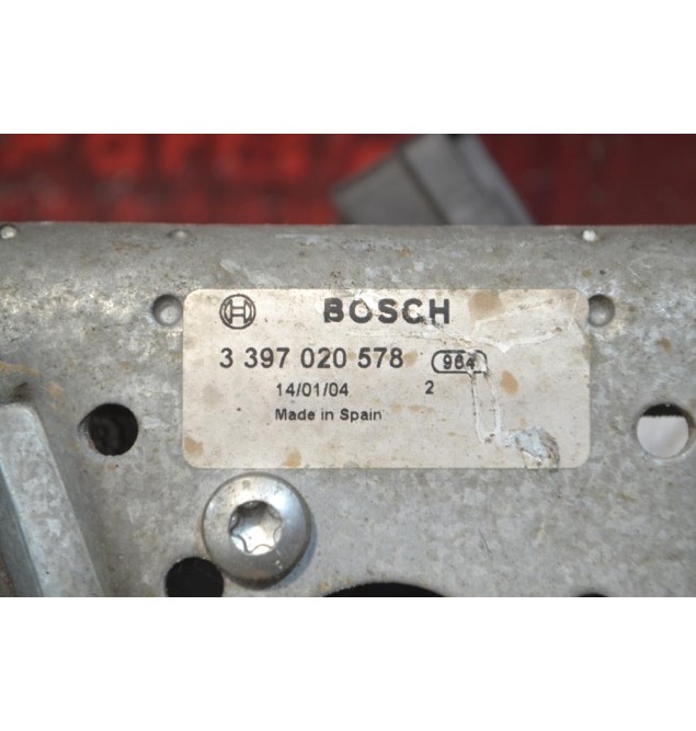 Μοτέρ Υαλοκαθαριστήρων Με Μπράτσα Εμπρός 4 pins Peugeot 206 1998-2003 0390241523 3397020578