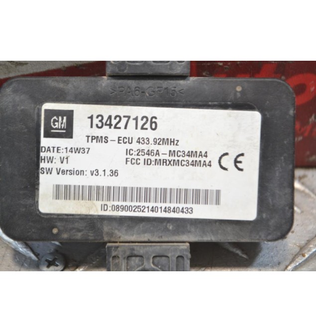 Εγκέφαλος-Αιθητήρας Πίεσης Ελαστικών Opel Corsa D 4pins 2006-2015 13427126