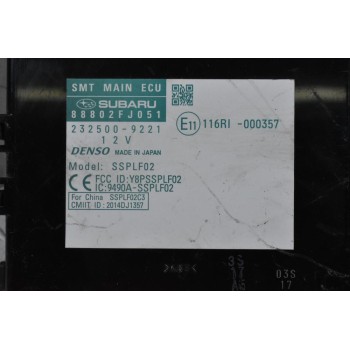 Εγκέφαλος / Πλακέτα Ελέγχου Προσβασης Χωρίς Κλειδί Subaru Impreza / XV 2005-2020 88802FJ051 232500-9221 (Γνήσιο)