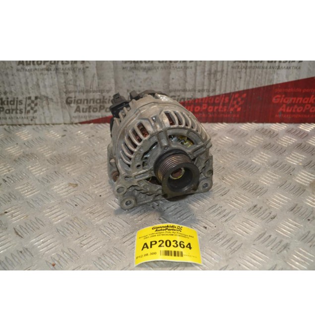 Δυναμό Volkswagen Polo Αρ.Κινητήρα ΒΒΖ 2001-2008 037903025M 0124325013