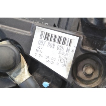 Δυναμό Volkswagen Polo Αρ.Κινητήρα ΒΒΖ 2001-2008 037903025M 0124325013