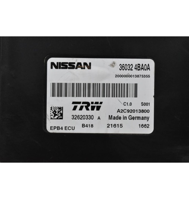 Πλακέτα / Εγκέφαλος Χειροφρένου Nissan Qashqai J11 / X-Trail T32 2013-2021 36032-4BA0A (Γνήσιο)