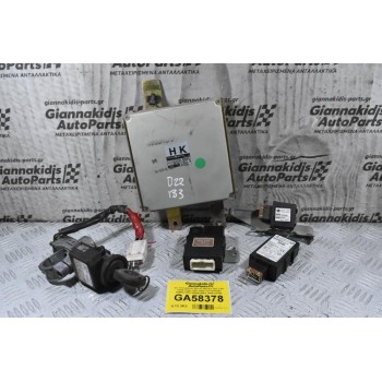 Σέτ Immobilizer Nissan Navara D22 2.5D YD25 133ps 2001-2005 23710VK560 28595VJ200 28590C9902 285912F000 285963Y50