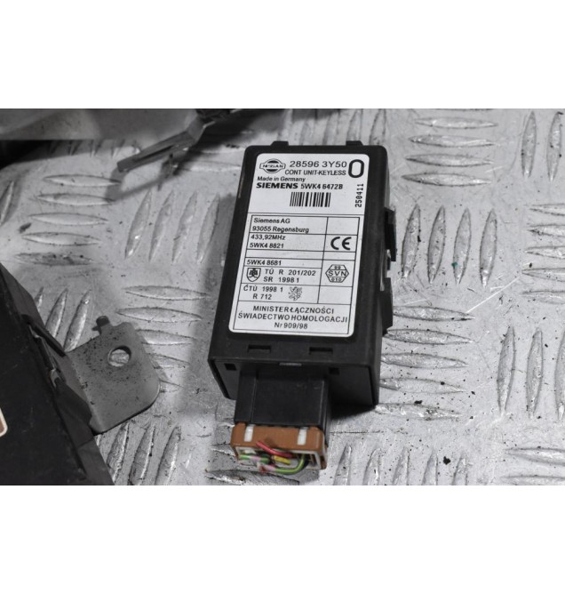Σέτ Immobilizer Nissan Navara D22 2.5D YD25 133ps 2001-2005 23710VK560 28595VJ200 28590C9902 285912F000 285963Y50