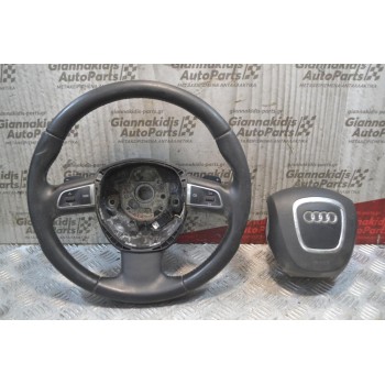 Τιμόνι & Aερόσακος Audi A8 2004-2008 61711340B00 4E0880201BN