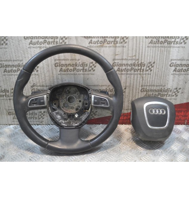 Τιμόνι & Aερόσακος Audi A8 2004-2008 61711340B00 4E0880201BN