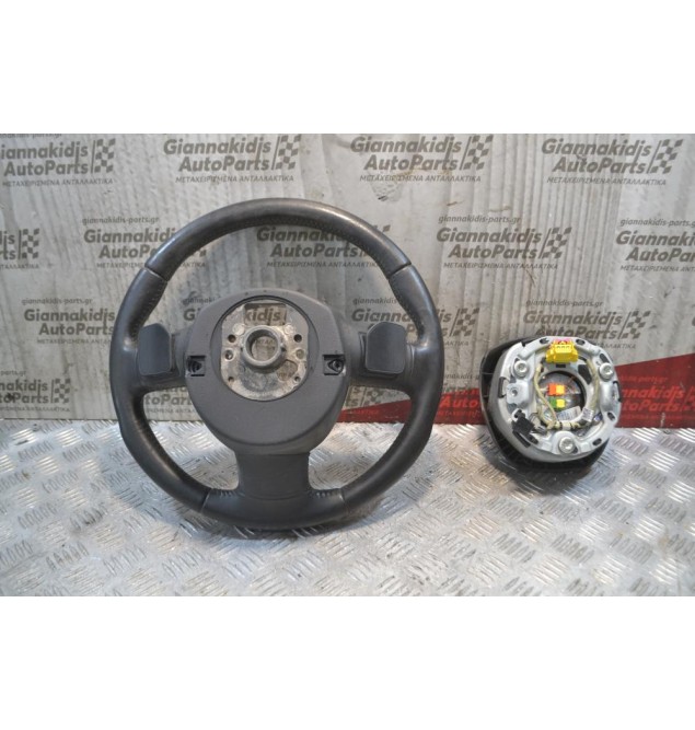 Τιμόνι & Aερόσακος Audi A8 2004-2008 61711340B00 4E0880201BN