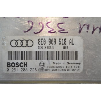 Εγκέφαλος Κινητήρα Audi A4 1.8T Quattro Αρ.κινητήρα BFB 2004-2008 8E0909518AL 0261208228