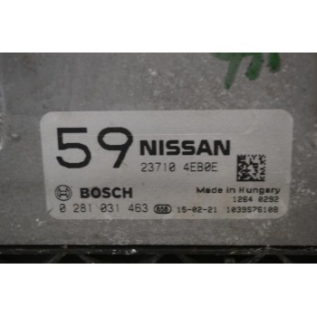 Εγκέφαλος Nissan Qashqai 1.6 DCI R9M 2008-2018 BOSCH 23710-4EB0E 0281031463 1039S76108