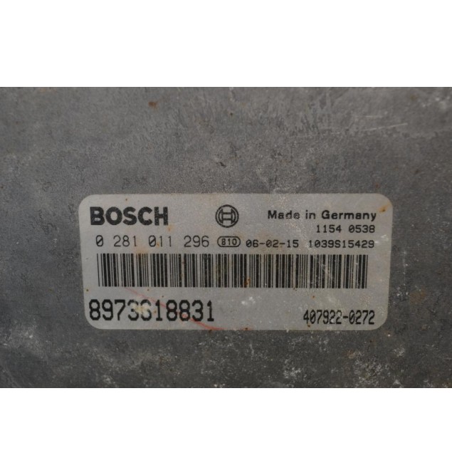 Εγκέφαλος Isuzu D-Max 2002-2007 BOSCH 0281011296 8973618831