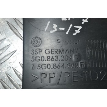 Αεραγωγός Volkswagen Golf 2012-2020 ( πίσω σεραγωγός στο κάλυμμα της κεντρικής κονσόλας )