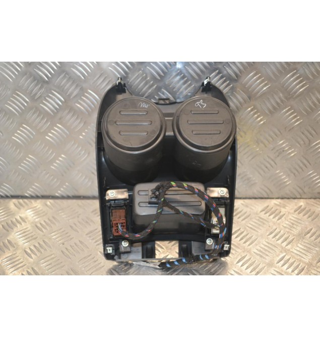 Ποτηροθήκη Κεντρικής Κονσόλας + Διακόπτες για θερμενόμενο κάθισμα Nissan Qashqai J11 2013-2021 (Γνήσια) 96966-4EA1A 96965-4EA1A