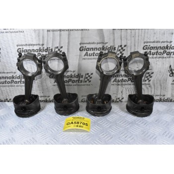 Πιστόνια - Μπιέλες Κινητήρα Ford Transit 2.3 Ε5FA 1999-2006 (Διάμετρος Πιστονιου 90mm / Πίρος 21mm)