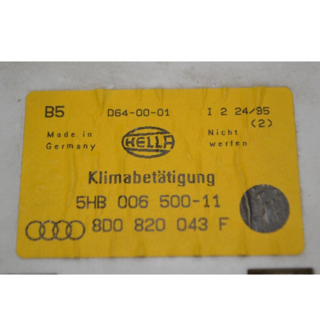Χειριστήριο Κλιματισμού Audi A4 B5 1997-2000 8D0820043F