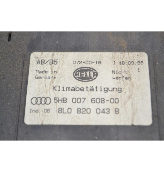 Χειριστήριο Κλιματισμού Audi A4 B5 1997-2000 8L0820043B
