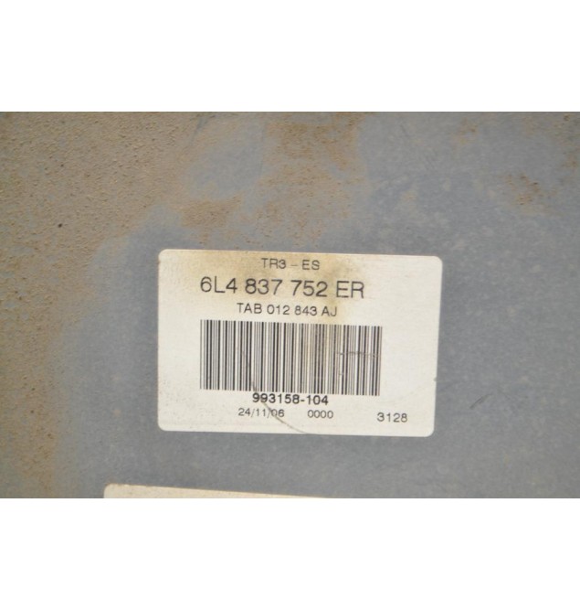 Γρύλλος - Μηχανισμός Παραθύρου Εμπρός Δεξιά 5Θυρο Seat Ibiza 2001-2008 6L4837752ER