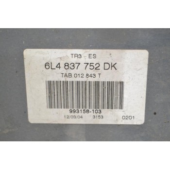 Γρύλλος - Μηχανισμός Παραθύρου Εμπρός Δεξιά 5Θυρο Seat Ibiza 2001-2008 6L4837752DK