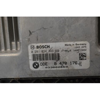 Εγκέφαλος Κινητήρα Bmw 520D F10 F11 B47D20A 2010-2018 8470176-01 0281034449