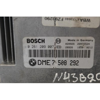 Εγκέφαλος  Bmw 318i / 316i E46 N43B20 2001-2005 Bosch 0261209007