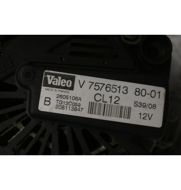 Δυναμό Mini Cooper / Clubman 1.6 2006-2013 V757651380-01 (Γνήσιος) (Peugeot 207 / 308 - Citroen C4)