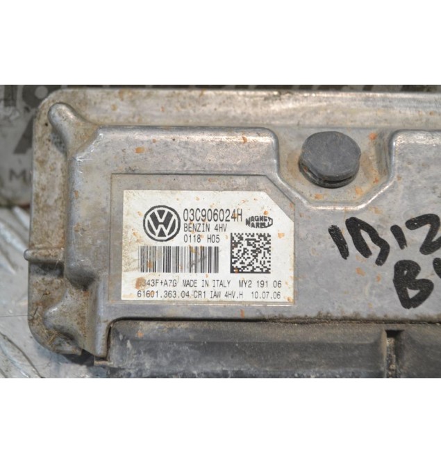 Εγκέφαλος Κινητήρα Seat Ibiza 1.4 Αρ.Κινητήρα BXW 2002-2006 03C906024H
