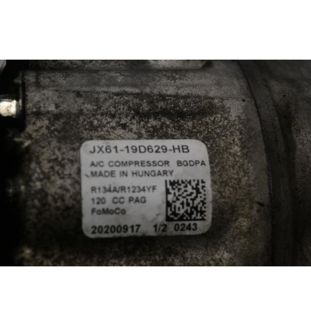 Κομπρεσέρ Aircondition A/C Ford Puma - Fiesta - Focus 1.0 Ecoboost B7JA / B7JB / B7JE 2019-2023 JX61-19D629-HB (Γνήσιο)