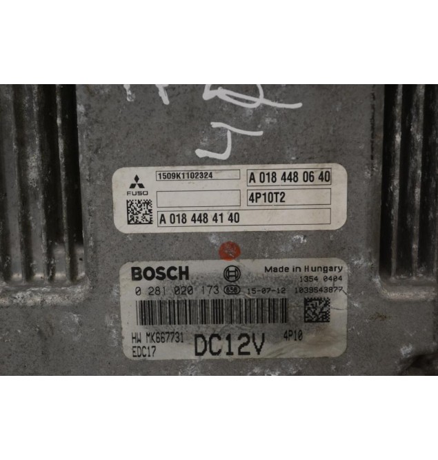 Εγκέφαλος Mitsubishi Canter Fuso 3.0cc Bosch Euro6 4P10T2 2010-2017 0281020173 MK667731 1039S43887