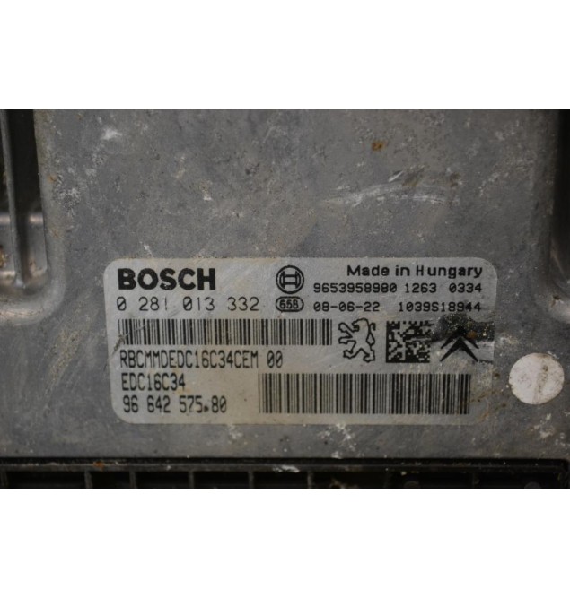 Εγκέφαλος Peugeot 407 2004-2010 BOSCH 0281013332 9664257580 1039S18944