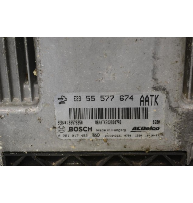 Εγκέφαλος Opel Astra 2009-2015 BOSCH 55577674 5575350 0281017452