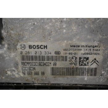Εγκέφαλος Peugeot 3008 / 5008 HDI 2005-2020 BOSCH 0281013334 9666986680 1039S24526 EDC16C34 (Citroen C4 / Berlingo)