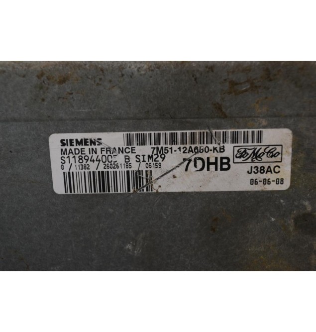 Εγκέφαλος Ford Focus 2004-2012 SIEMENS 7M51-12A650-KB