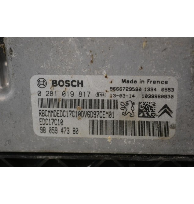 Εγκέφαλος Peugeot 208 2012-2019 0281019817 9805947380 9666729580 1039S60830