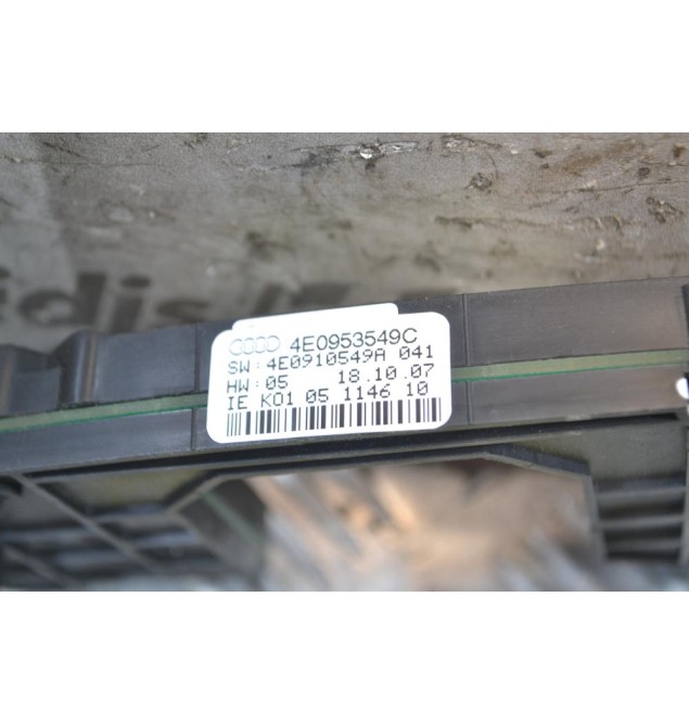 Εγκέφαλος Γωνίας Τιμονιού Audi A8 2004-2007 4E0953549C 4E0910549A