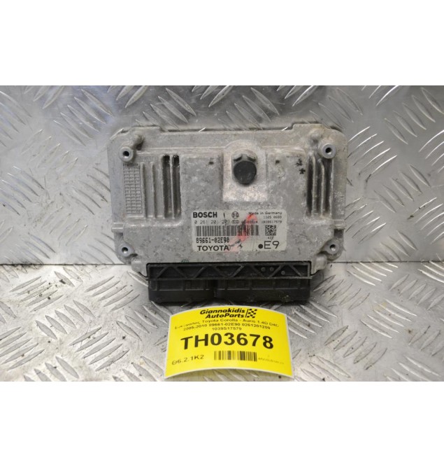 Εγκέφαλος Toyota Corolla - Auris 1.4D D4D 2005-2010 89661-02E90 0261201209 1039S17579