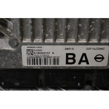 Εγκέφαλος Κινητήρα Nissan Qashqai 2006-2015 SIEMENS SID303 S180033107 A 23710-JD59C
