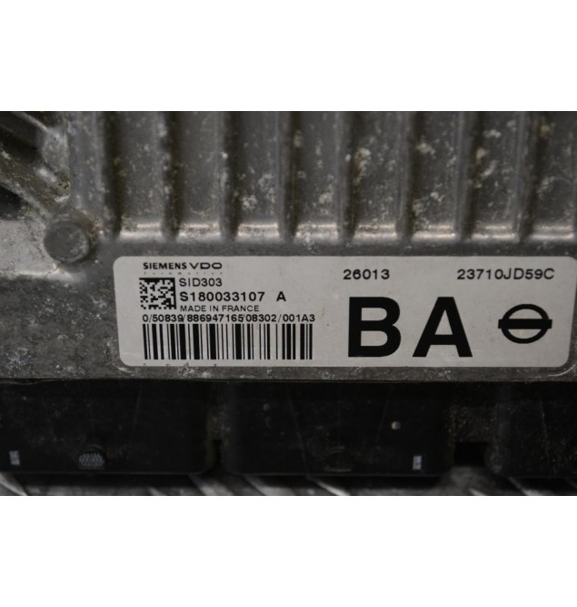 Εγκέφαλος Κινητήρα Nissan Qashqai 2006-2015 SIEMENS SID303 S180033107 A 23710-JD59C