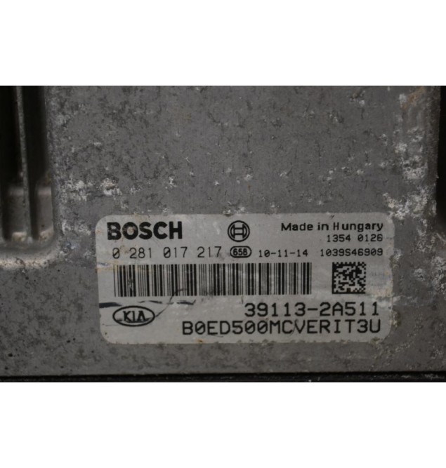 Εγκέφαλος  Kia Ceed 2006-2012 BOSCH 39113-2A511 391132A511 0281017217