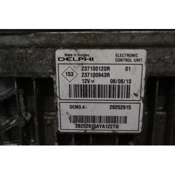 Εγκέφαλος Renault Megane / Fluence 2008-2016 237100120R 237100943R 28252915