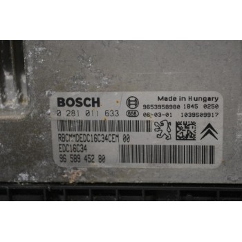 Εγκέφαλος Peugeot 307 - 407 / Citroen C4 1.6 HDI 2005-2016 9658945280 0281011633 9653958980