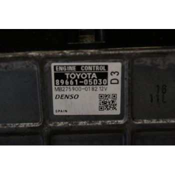 Εγκέφαλος Toyota Avensis 2.0 D4D 2008-2013 89661-05D30 MB275900-0182