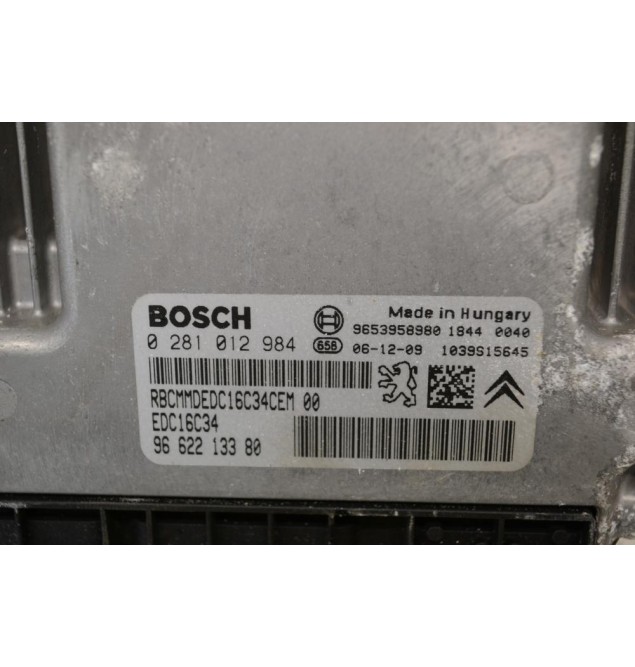 Εγκέφαλος Peugeot 307 - 407 / Citroen C4 1.6 HDI 2005-2016 9662213380 9653958980 0281012984
