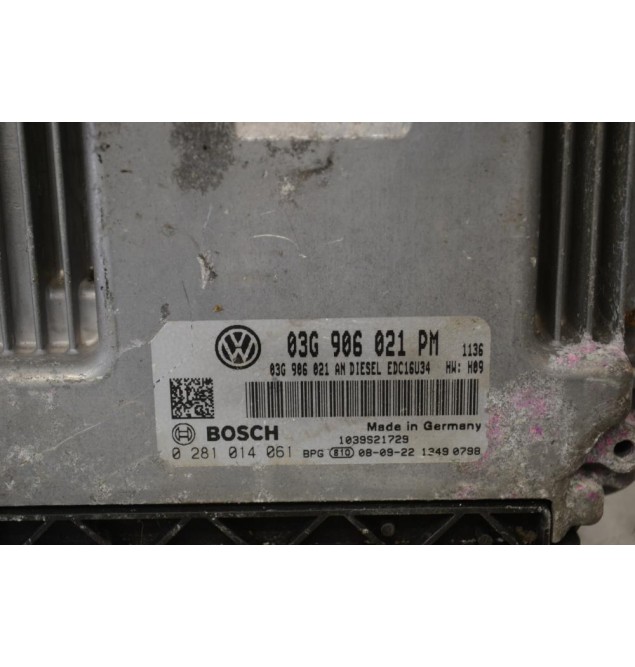 Εγκέφαλος Volkswagen Jetta / Golf 1.9 TDI 2002-2012 03G906021PM 0281014061 03G906021AN 1039S21729 (Seat Audi Skoda)