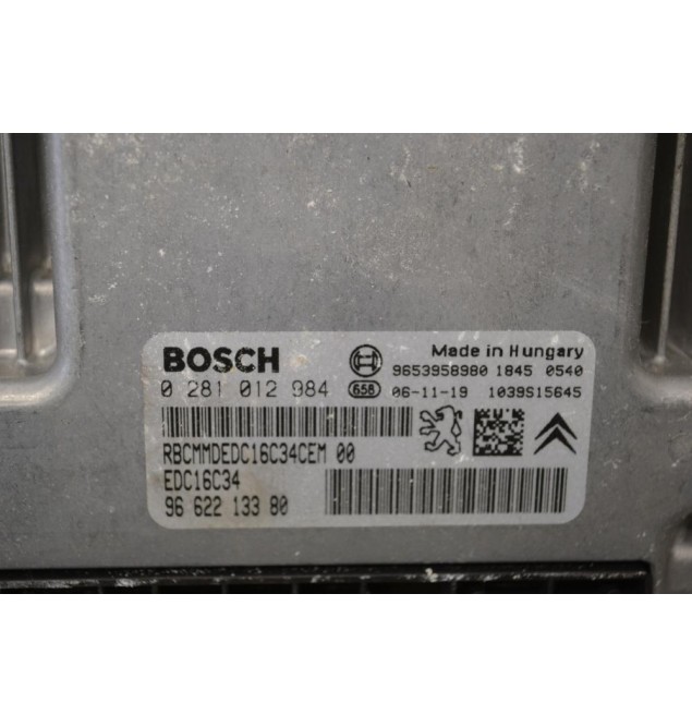 Εγκέφαλος Peugeot 307 - 407 / Citroen C4 1.6 HDI 2005-2016 9662213380 9653958980 0281012984