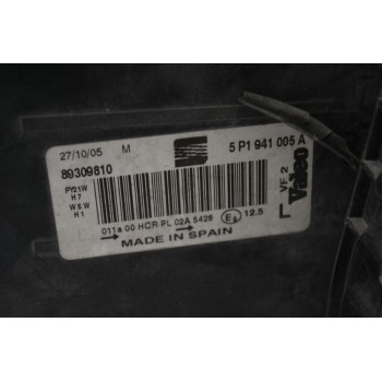 Φανάρι Εμπρός Αριστερά Seat Leon 2005-2009 5P1941005A