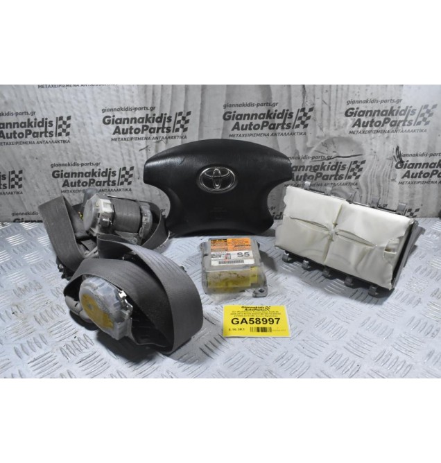 Σετ Αερόσακων Toyota Hilux KUN 25 2005-2012 45130-0K070-B0 89170-0K030 231000-3370 (Με Ζώνες Αφαλείας)