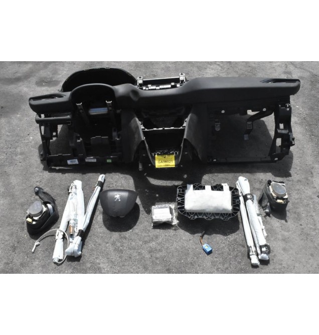 Σέτ Αερόσακων Κομπλέ - Ταμπλό + Ζώνες  Peugeot 208 1.6 HDI BH02 2015-2020 (0285012924 9812713380 9672848580 98072114ZD)