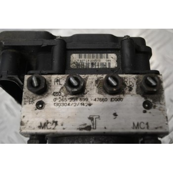 Μονάδα ABS Nissan Qashqai 2007-2013 BOSCH 47660-JD000 47660JD000 0265231899 0265800609 (Σπασιμο στο πλαστικο)