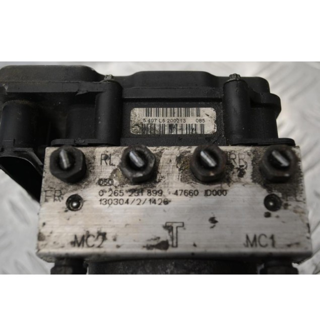 Μονάδα ABS Nissan Qashqai 2007-2013 BOSCH 47660-JD000 47660JD000 0265231899 0265800609 (Σπασιμο στο πλαστικο)