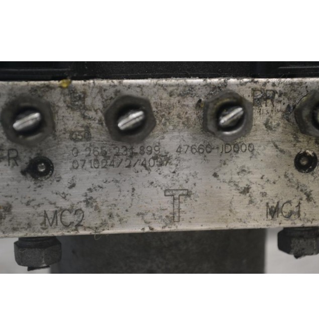 Μονάδα ABS Nissan Qashqai 2007-2013 BOSCH 47660-JD000 47660JD000 0265231899 0265800609